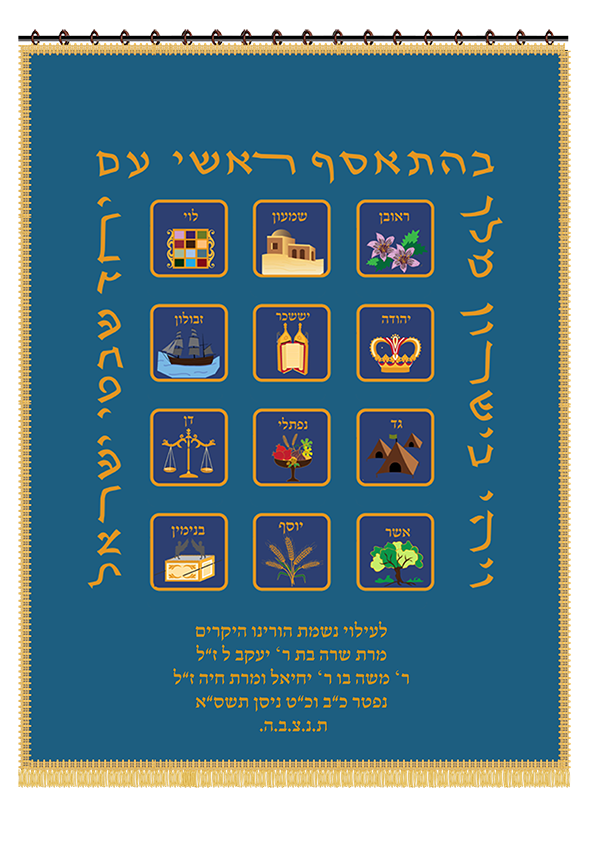 פרוכת לארון קודש דגם 3765020